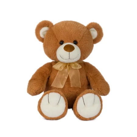 	Orso da 50 cm Beige e Marrone Assortito con fiocco