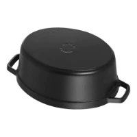 Staub Cocotte Ovale in Ghisa con Coperchio - Nero