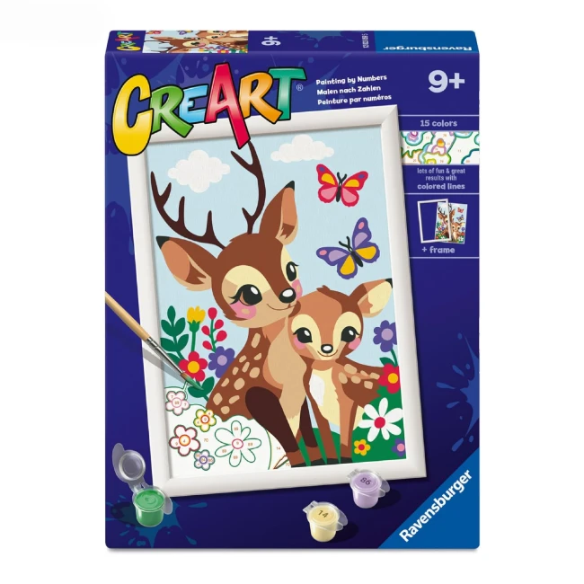 Ravensburger CreArt Serie D - Adorabili Cerbiatti