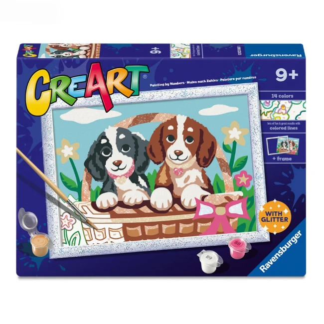Ravensburger CreArt Serie D - Picnic con Cuccioli