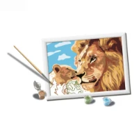 Ravensburger CreArt Serie D - Leone e Cucciolo