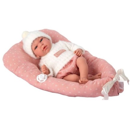Arias Bambola Collezione Elegance 40 cm Andie Rosa con Cuscino