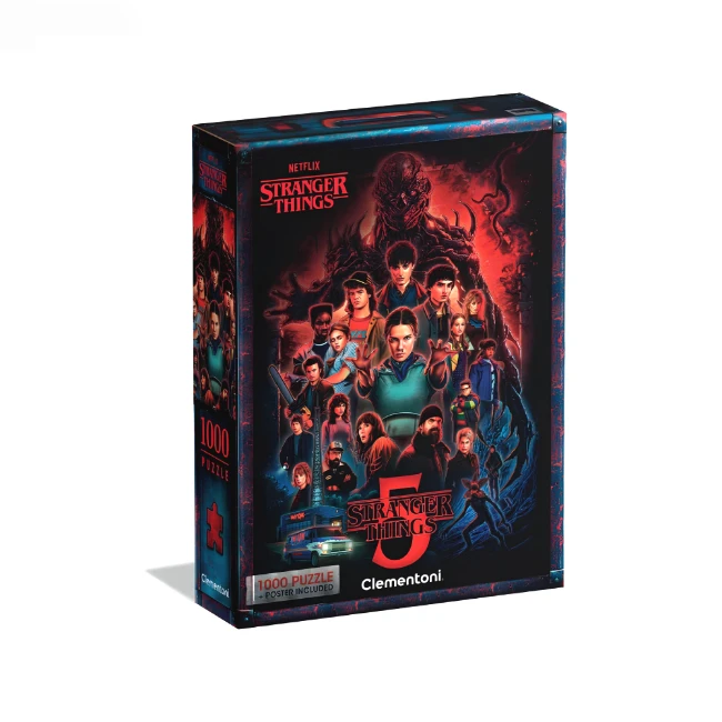 Clementoni Stranger Things Season 5 Puzzle 1000 Pezzi
