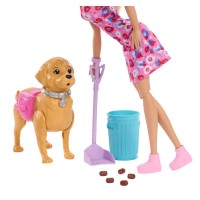 Barbie Set Cagnolina Cammina e fa Pupù