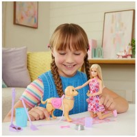 Barbie Set Cagnolina Cammina e fa Pupù