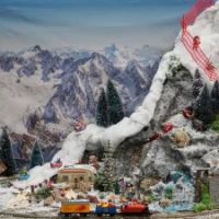 My Village Foglio Modellabile Neve 60x50cm per Villaggio di Natale e Presepe (FI08)