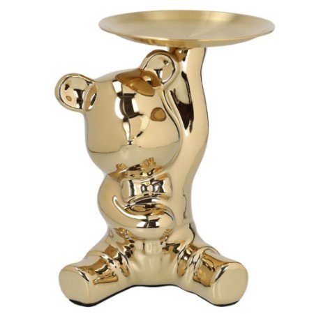 Andrea Fontebasso Orso Svuotatasche Oro 21 cm