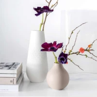 Villeroy & Boch Manufacture Collier Blanc Vaso Carré Alto