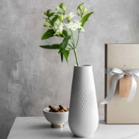 Villeroy & Boch Manufacture Collier Blanc Vaso Carré Alto