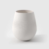 Villeroy & Boch Manufacture Collier Blanc Vaso Carré Piccolo