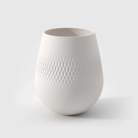 Villeroy & Boch Manufacture Collier Blanc Vaso Carré Piccolo