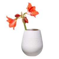Villeroy & Boch Manufacture Collier Blanc Vaso Carré Piccolo