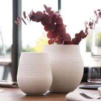 Villeroy & Boch Manufacture Collier Blanc Vaso Carré Piccolo