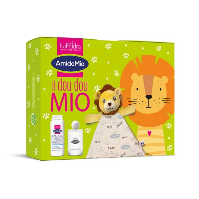 Immagine di Euphidra Doudou Mio – Cofanetto Neonato con Polvere Finissima, Acqua di Colonia e Doudou in Omaggio