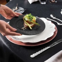 Villeroy & Boch Set 6 pezzi Manufacture Rock Piatto da Dessert/Colazione Ø22 cm