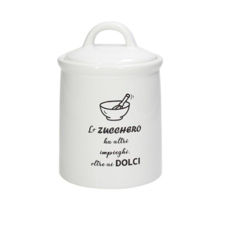 Andrea Fontebasso Barattolo per Zucchero in Ceramica