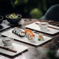 Villeroy & Boch Manufacture Rock Blanc Piatto da Portata Rettangolare
