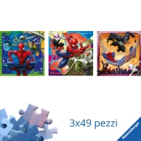 Ravensburger Puzzle 3x49 Marvel Spider-Man