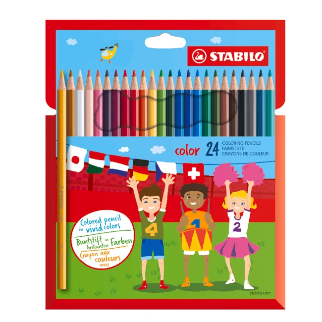 Immagine di Matita Colorata STABILO Color (Astuccio da 24 Colori)