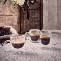 Immagine di Luigi Bormioli Thermic Glass Monorigine India Tazzina Caffè in Vetro Termico