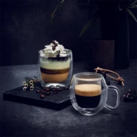 Immagine di Luigi Bormioli Thermic Glass Monorigine Jamaica Tazzina Caffè in Vetro Termico