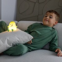 Innogio Luce Notturna in Silicone GIOMango, Ricaricabile, con Timer