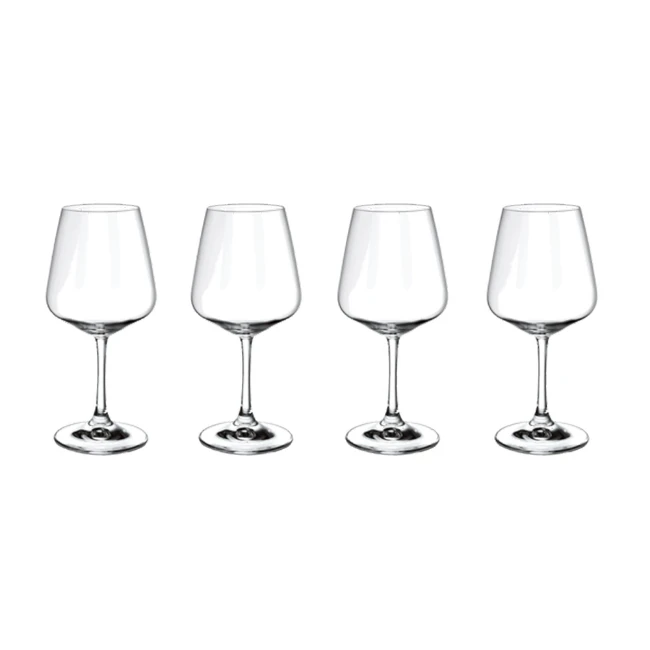 Villeroy & Boch Ovid Set 4 Bicchieri da Vino Rosso 200 ml