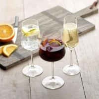 Villeroy & Boch Ovid Set 4 Bicchieri da Vino Rosso 200 ml