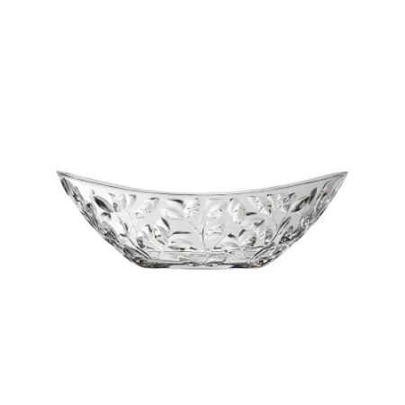 Immagine di RCR Laurus – Centro Tavola Ovale 34 cm in Vetro Sonoro
