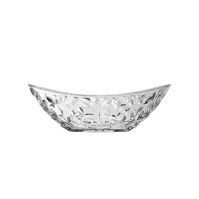 Immagine di RCR Laurus – Centro Tavola Ovale 34 cm in Vetro Sonoro