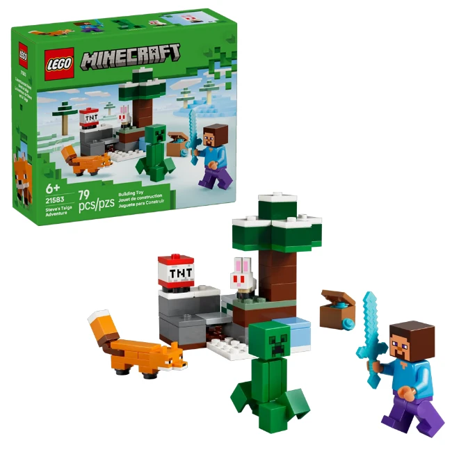 Immagine di LEGO® Minecraft® Avventura di Steve nella Taiga 21583