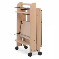 Foppapedretti Carrello Cucina Richiudibile Service Naturale