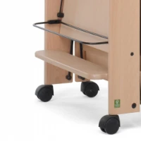 Foppapedretti Carrello Cucina Richiudibile Service Naturale