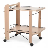 Foppapedretti Carrello Cucina Richiudibile Service Naturale