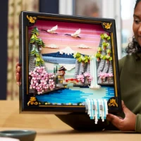 Immagine di LEGO® Art Paesaggio Giapponese con Ciliegi Fioriti 31218