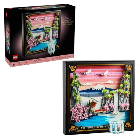 Immagine di LEGO® Art Paesaggio Giapponese con Ciliegi Fioriti 31218