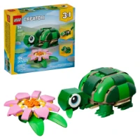 Immagine di LEGO® Creator 3-in-1 Tartaruga con Fiore di Ninfea 31377