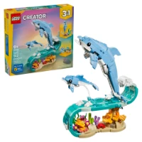 Immagine di LEGO® Creator 3-in-1 Animali Marini: Meravigliosi Delfini 31385