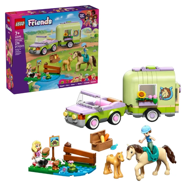 Immagine di LEGO® Friends Rimorchio per Cavallo e Puledro 42695