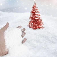 My Village Neve Bio Fine per Villaggio Natalizio e Presepe 4 litri