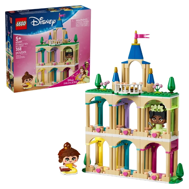 Immagine di LEGO® Disney Mini-Belle e Mini-Tiana con Castello 43291