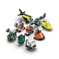 Immagine di LEGO® City Remix aereo, camion di servizio e hovercraft 60505