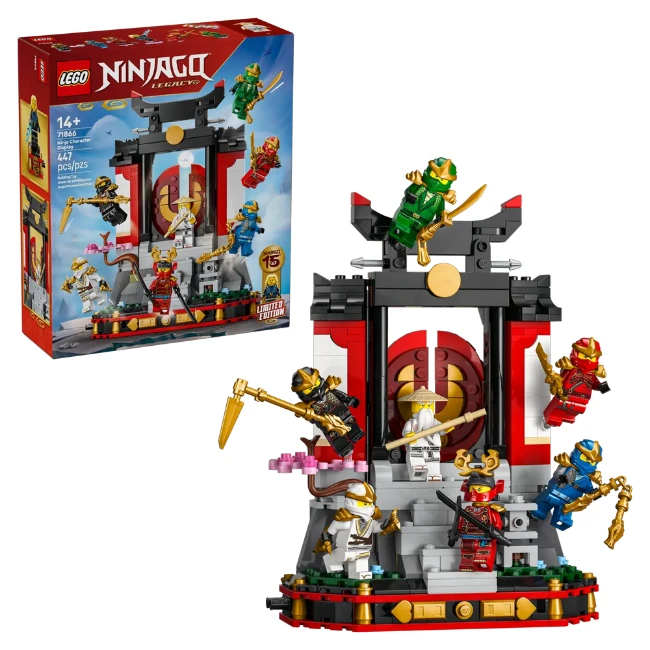 Immagine di LEGO® NINJAGO® Display personaggi Ninja – 15° anniversario 71866