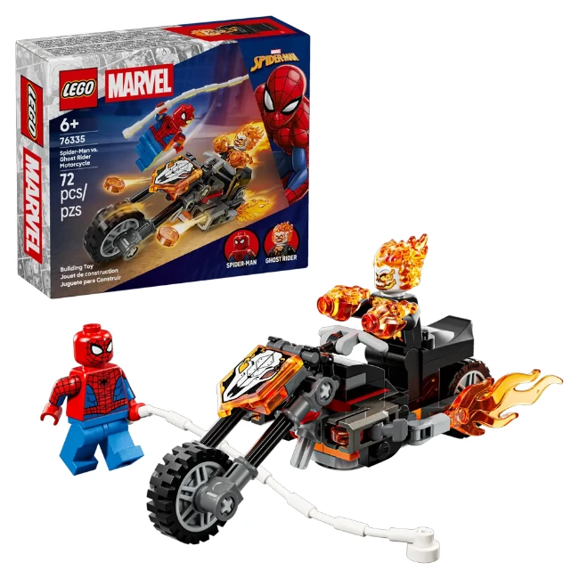 Immagine di LEGO® Marvel Spider-Man vs. Ghost Rider in motocicletta 76335