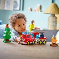 Immagine di LEGO® DUPLO® Autopompa con manichetta e pompiere 10473
