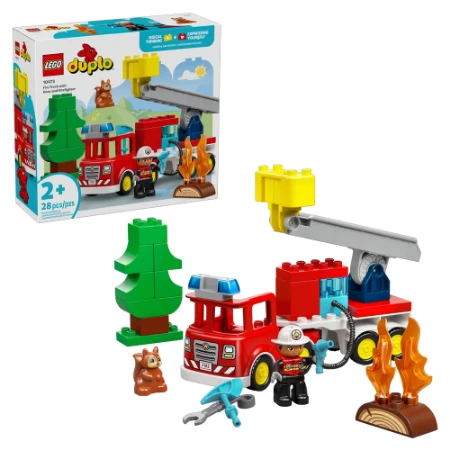 Immagine di LEGO® DUPLO® Autopompa con manichetta e pompiere 10473