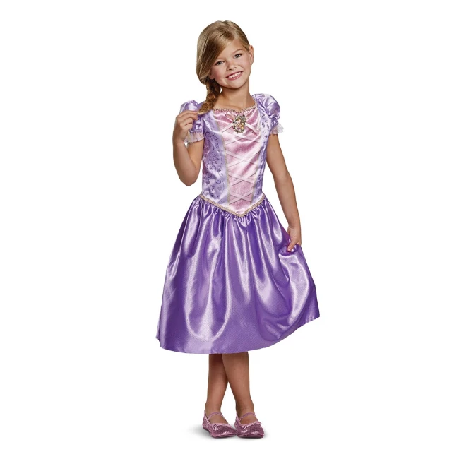 Immagine di Costume di Carnevale Disney Rapunzel per Bambine