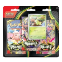 Immagine di Pokémon Megaevoluzione Equilibrio Perfetto - Blister 3 Bustine + 1 Carta Singola
