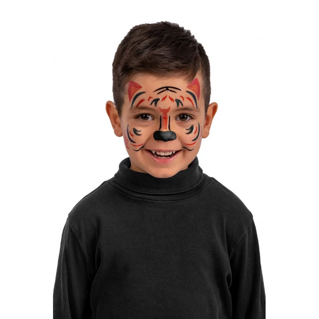 Immagine di Set di Adesivi per il Viso - Tigre