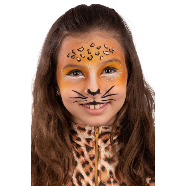 Immagine di Set di Adesivi per il Viso - Leopardo
